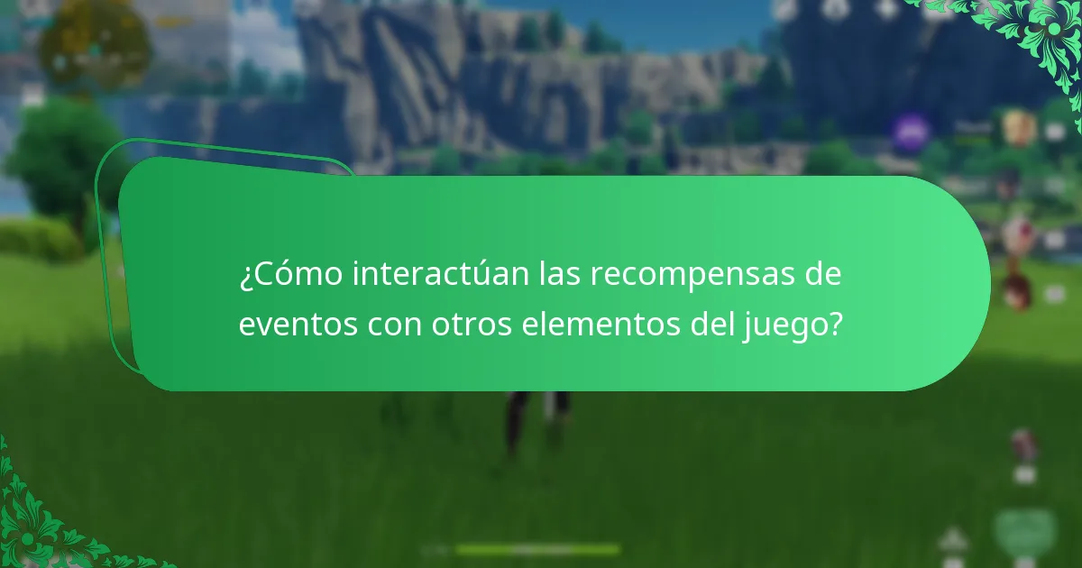 ¿Cómo mejoran las sinergias de eventos la jugabilidad en Genshin Impact?