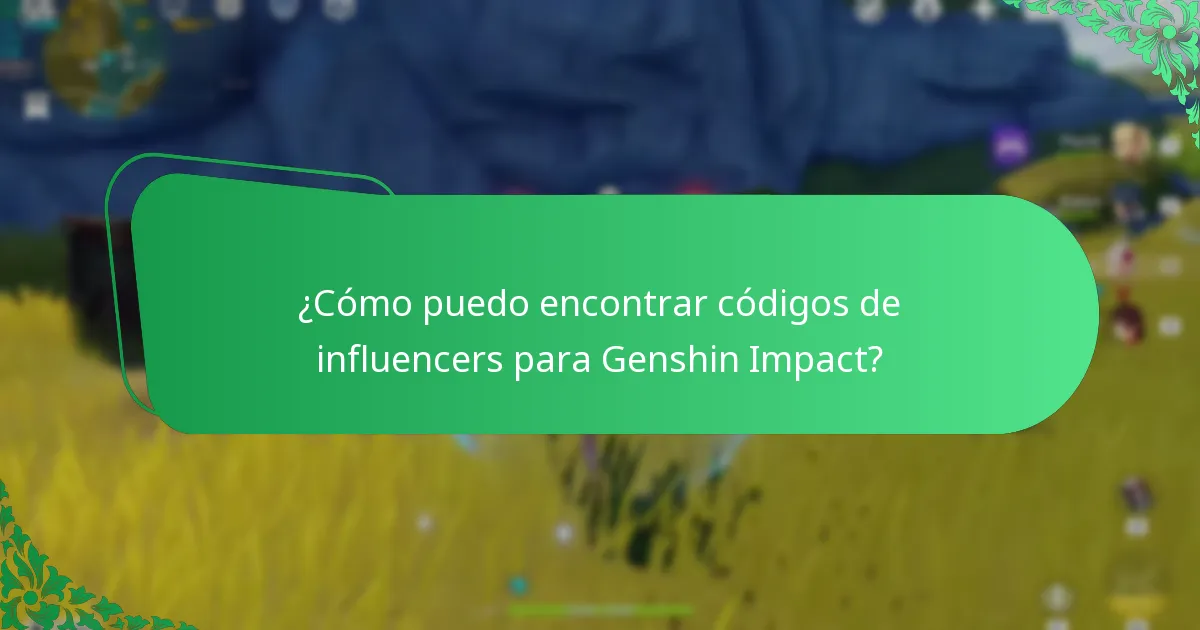 ¿Qué promociones de streamers ofrecen códigos de Primogem?