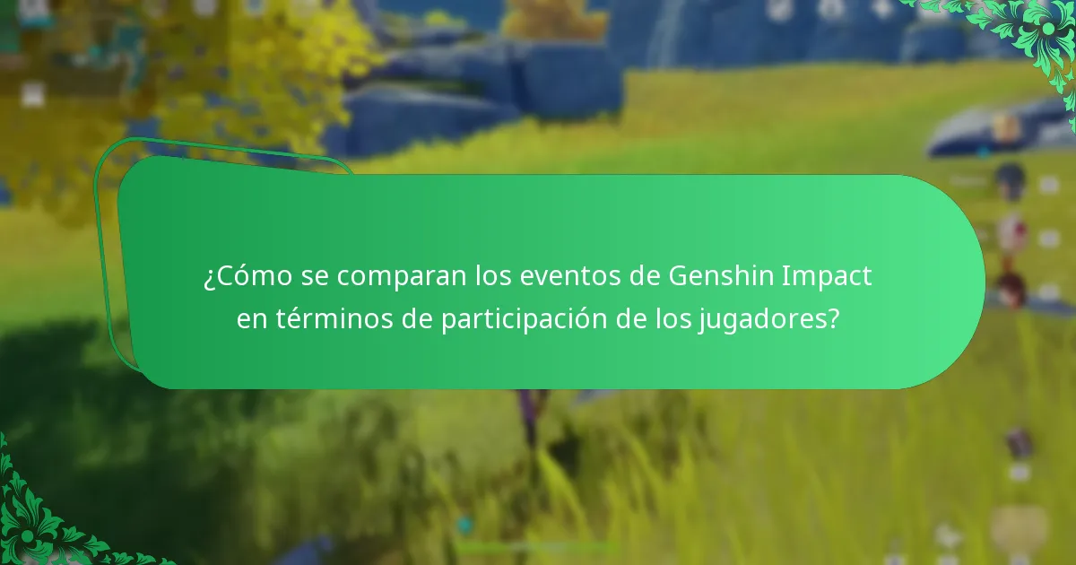 ¿Qué recompensas pueden ganar los jugadores en los eventos de Genshin Impact?