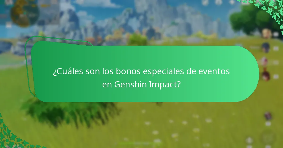 ¿Qué artículos exclusivos se pueden ganar en los eventos de Genshin Impact?