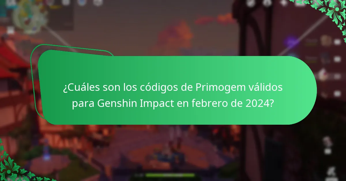 ¿Cómo canjeo los códigos de Primogem de Genshin Impact?