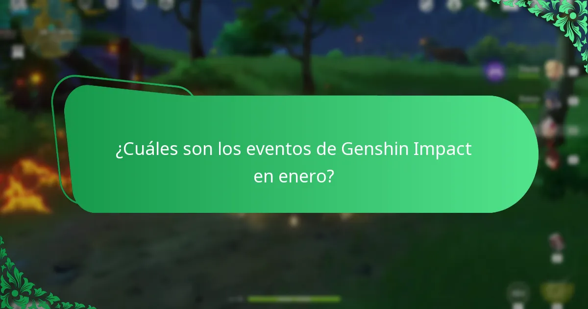 ¿Cuáles son los eventos de Genshin Impact en marzo?