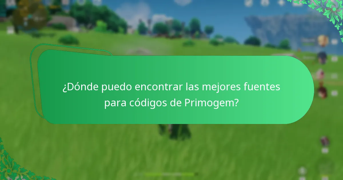 ¿Cuáles son los anuncios oficiales sobre los códigos de Primogem?