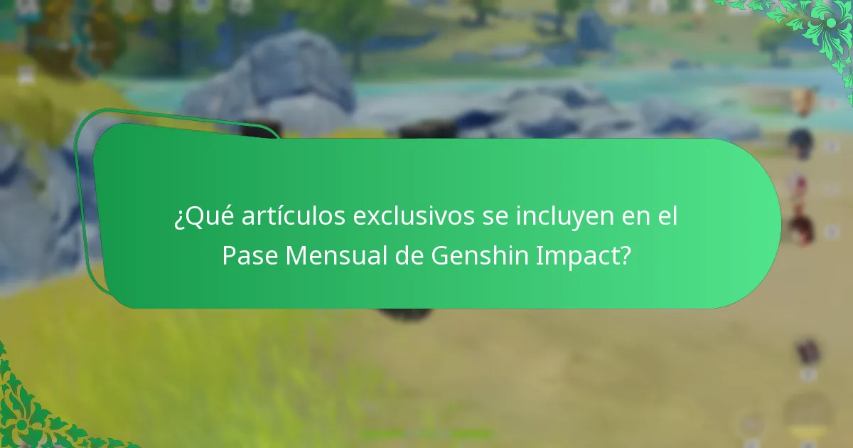 ¿Qué recompensas de recursos proporciona el Pase Mensual de Genshin Impact?