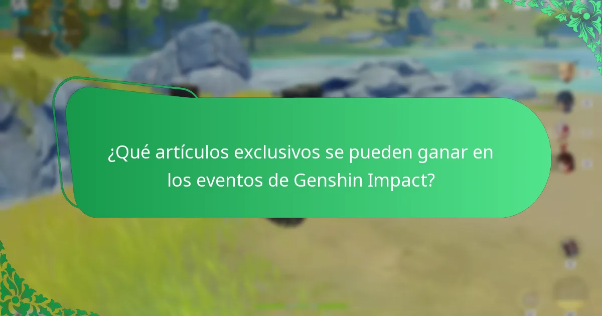¿Cuándo suelen ocurrir los eventos de Genshin Impact?